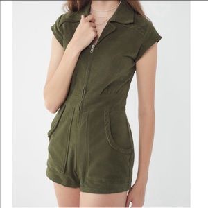Show Me Your Mumu Outlaw Corduroy Utility Romper